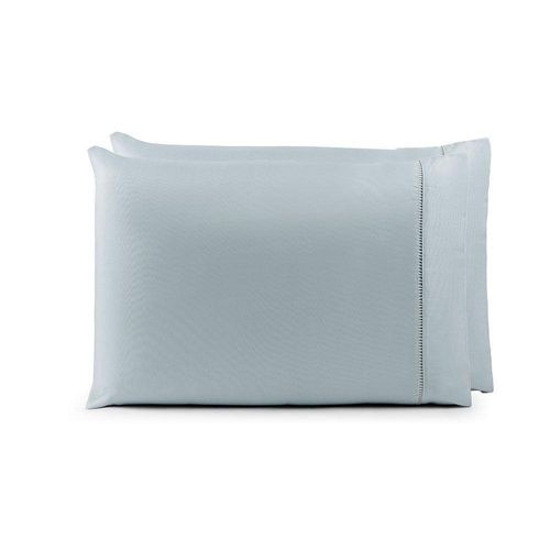 Par De Fronhas 70cm X 50cm 2 Peças Laura Toque Percal 200 Fios 100% Poliéster - Cinza