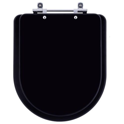 Tampa De Vaso Carrara Preto Fosco Para Bacia Deca 6lpf