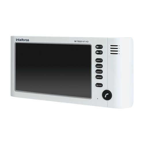Módulo Interno Videoporteiro Intelbras Iv 7010 Hf Hd Branco | Tecnologia Hd