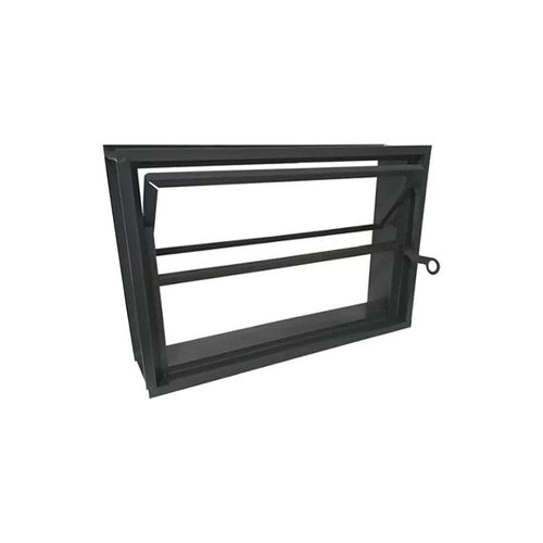 Janela Basculante Em Aço Sem Grade 60x40 R120 Tradição - Cinza