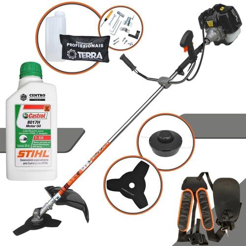 Roçadeira Com óleo Stihl Grh430 Terra 43cc 1,7hp á Gasolina