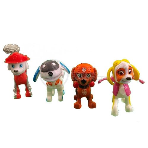 Kit 5 Bonecos Patrulha Canina Com 4 Skat Robo Dog 27