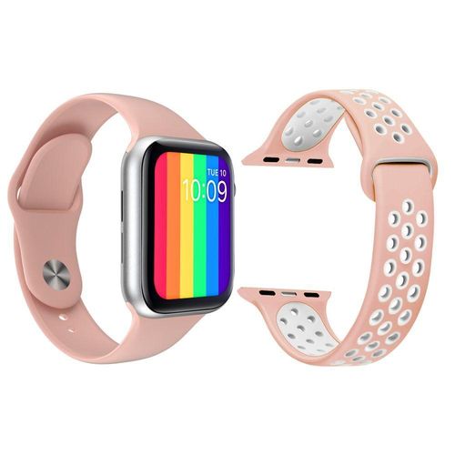 Kit 1 Smartwatch Rosa + 1 Pulseira Extra Sport Rosa