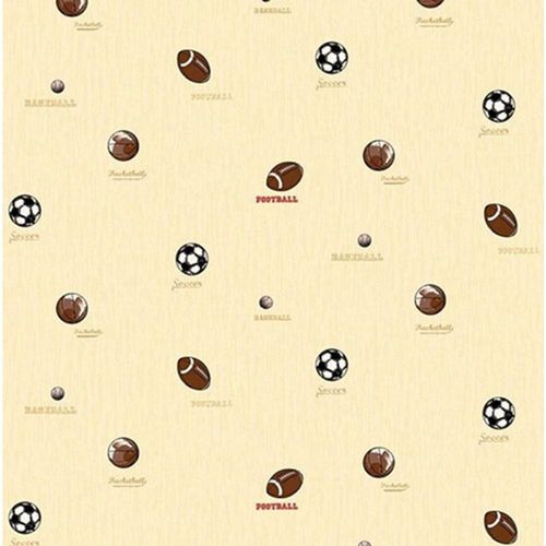 Papel De Parede All Kids Esportes H2910501 Rolo 10m X 0,53m