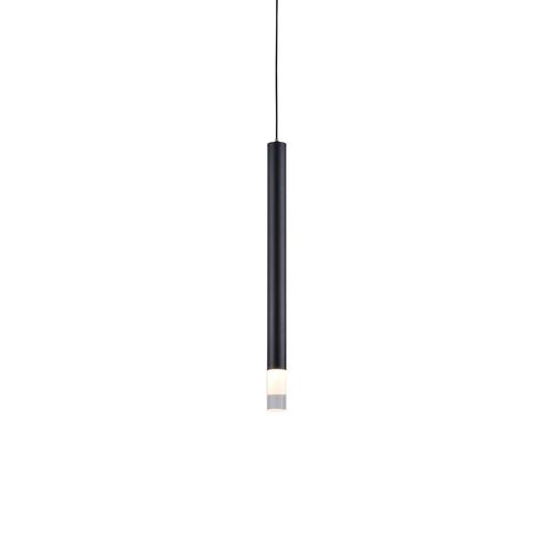 Lustre Pendente Nordecor Lana 2691 35cm Preto Led Bivolt Preto 2691