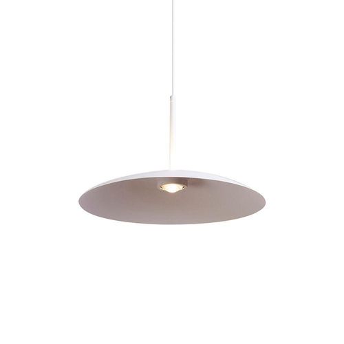 Lustre Pendente Nordecor Kale Ger 2859 38cm Branco Led Bivolt