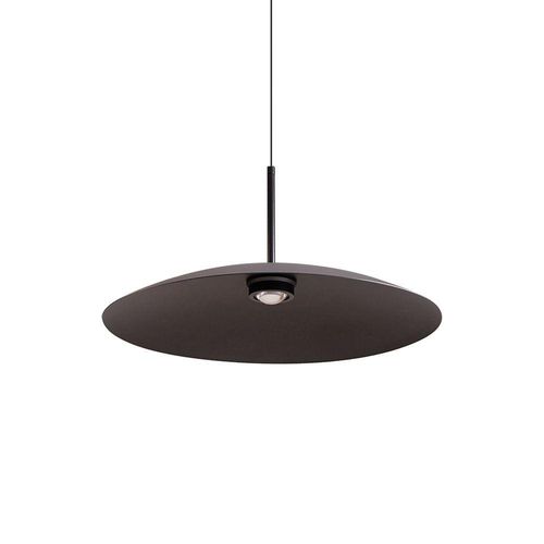 Lustre Pendente Nordecor Kale Ger 2862 45cm Preto Led Bivolt