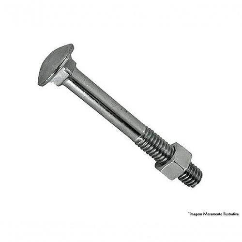 Parafuso Frances Zinc C/porca C 5/16equot;x4equot; 100p