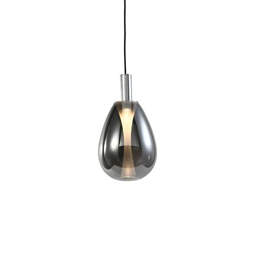 Lustre Pendente Skylight Thunder 4042 P Led Bivolt Cromado-fume