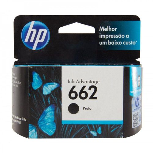 Cartucho Hp Cz103ab (662) Preto
