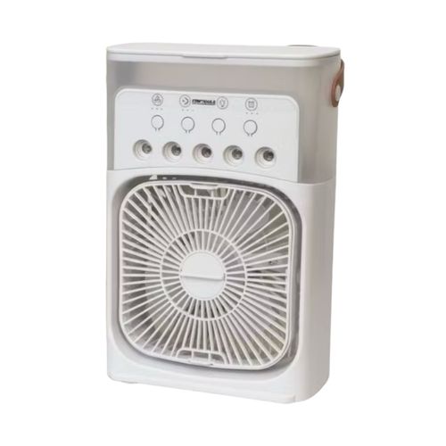 Ventilador de Mesa com Umidificador Portátil LED USB