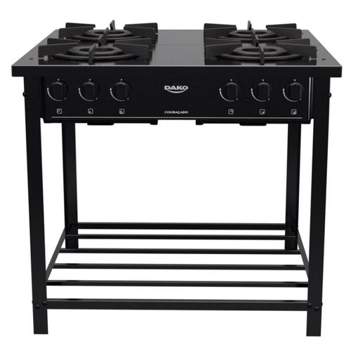 Fogão Dako Industrial 4 Bocas Preto