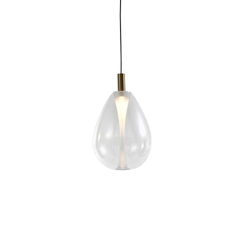 Lustre Pendente Skylight Thunder 4042 M Led Bivolt Bronze-transparente
