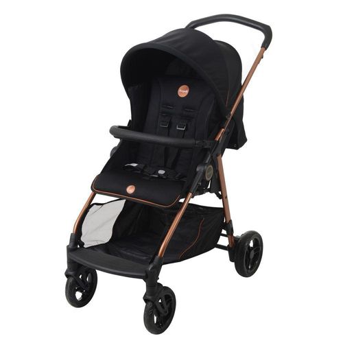 Carrinho Bebê Burigotto Lui Até 15kg Passeio Preto/Cobre