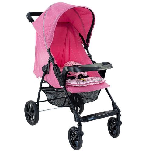 Carrinho Bebê Passeio Galzerano Romano Até 15kg Rosa