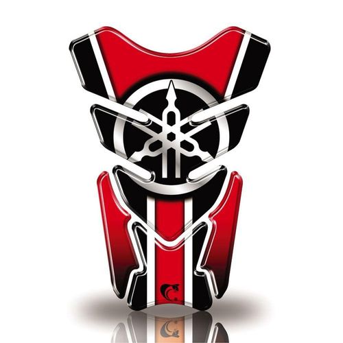 Protetor De Tanque Adesivo Moto Factor Fazer Yamaha Diapazão Vermelho
