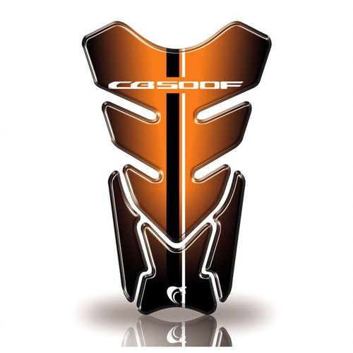 Protetor De Tanque Adesivo Moto Honda Cb 500F Cor Laranja