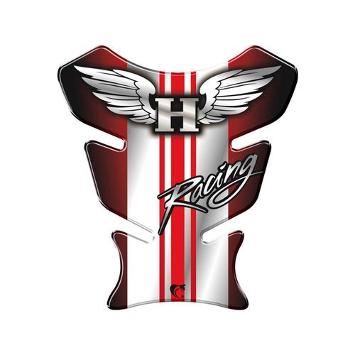 Adesivo Protetor De Tanque Moto Honda Asa Racing Vermelho