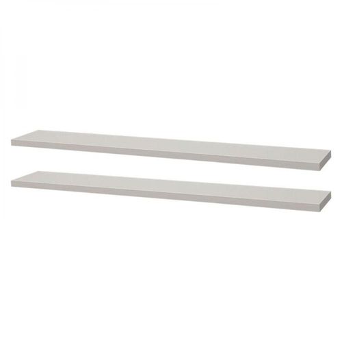 Kit 2 Prateleiras 70 X 20cm Branca Suporte Invisível