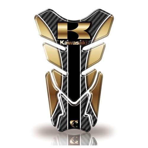 Protetor De Tanque Adesivo Moto Kawasaki Dourado Dourado