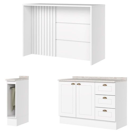 Bancada e Balcao Gourmet 146 Cm Ce817 Americana Calcare Henn