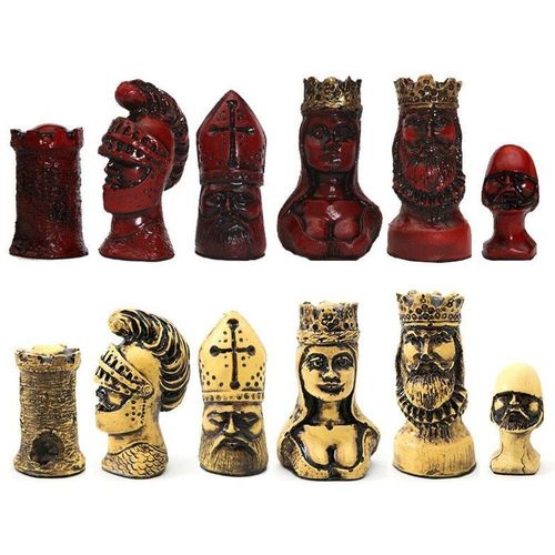Peças De Xadrez Em Resina - Coleção Regal