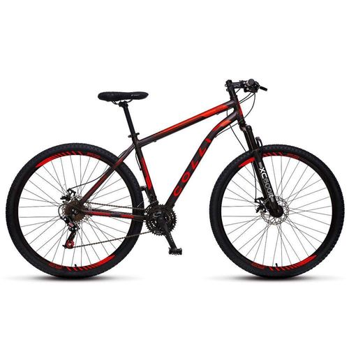 Bicicleta Athena Aro 29 Freio A Disco Traseiro Colli Preto/vermelho