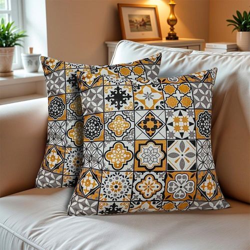 Kit 2 Capas De Almofadas Bagdade 45x45cm Cama Inbox