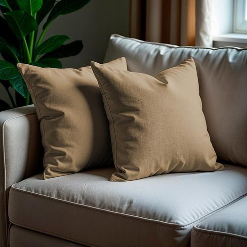 Kit 2 Capas De Almofadas Boucle Caramelo 45x45cm Cama Inbox