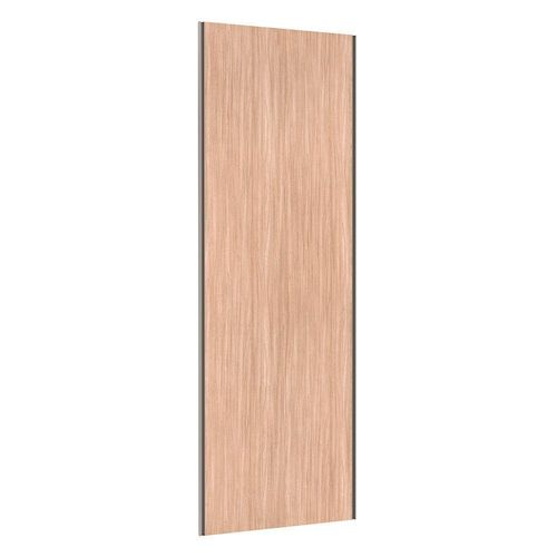 Porta Correr Closet 80cm, Puxador Champagne, Ferragem Cumaru