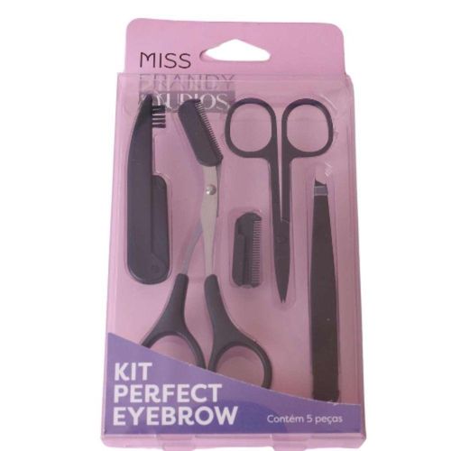 Kit 5 Peças Para Sobrancelhas Linha Studios - Miss Frandy Cu23-0452 Completo E Prático