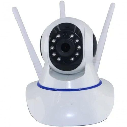 Câmera De Segurança Ip Sem Fio Wifi 720P - 3 Antenas