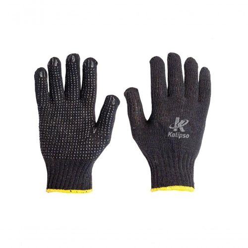 Luva Malha Tricot Acrilon Pigment Preta Encart