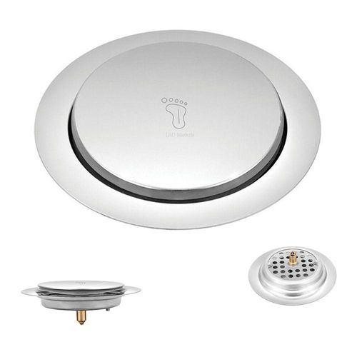 Ralo Click Inteligente 15X15 Inox Redondo Casa Banheiro