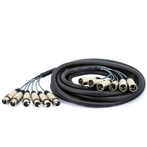 Multicabos Xlr 6 Vias Cirilo Cabos - 1 Metro