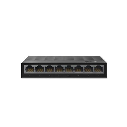 Switch Tp-link 8 Portas 10 100 1000 Ls1008g Preto Bivolt