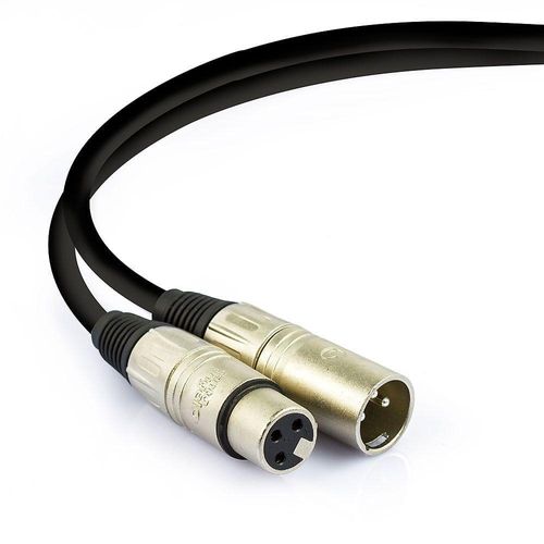 Cabo De Microfone Balanceado Xlr Macho Para Xlr Femea Santo Angelo - 40 Metros