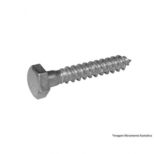 Parafuso Sext Rosca Soberba A 1/4"x80