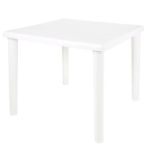 Mesa Plástica Quadrada Desmontável Mor - Branca