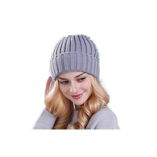 Touca Gorro De Inverno Elashopp Malha Grossa De Lã