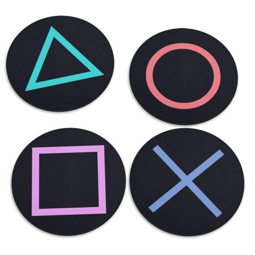Jogo De Porta Copos Botões De Controle Ps4 - 4 Peças