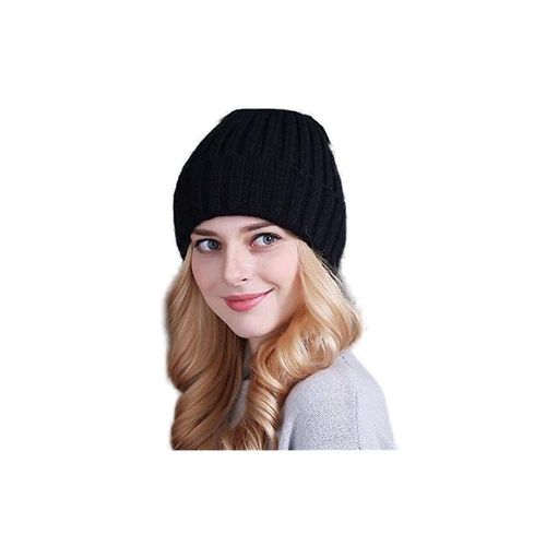 Touca Gorro De Inverno Elashopp Malha Grossa De Lã