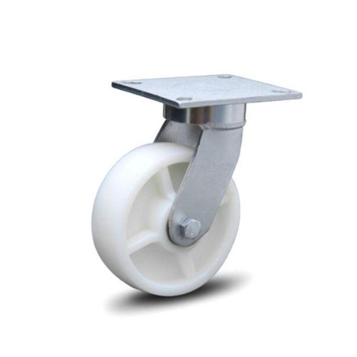 Rodizio 8x2 C/placa Roda De Nylon C/ Rolamento 800 Kg
