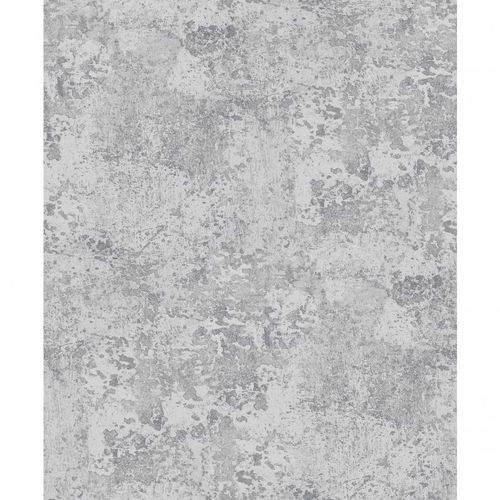 Papel De Parede Colorkey Textura Cinza Prata Rolo 53cmX10mts
