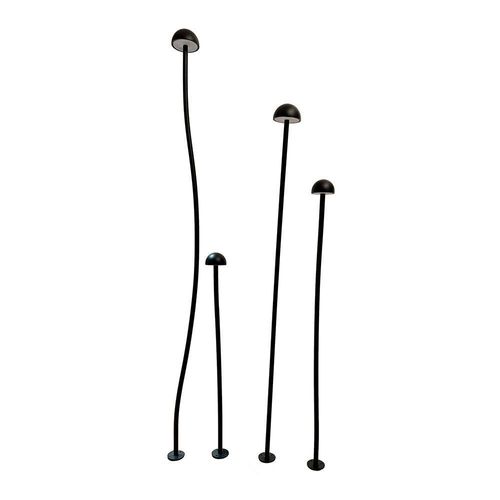 Luminária De Jardim Nordecor Gobe 6614 Led Bivolt Preto 3000k Luz Amarela