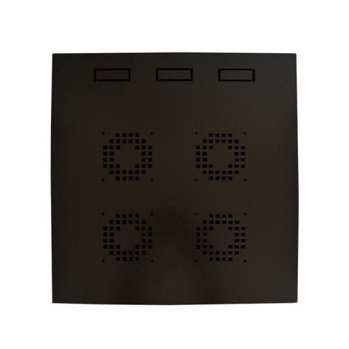 Mini Rack Max Eletron 19 Polegadas 16u X 570 Mm Preto