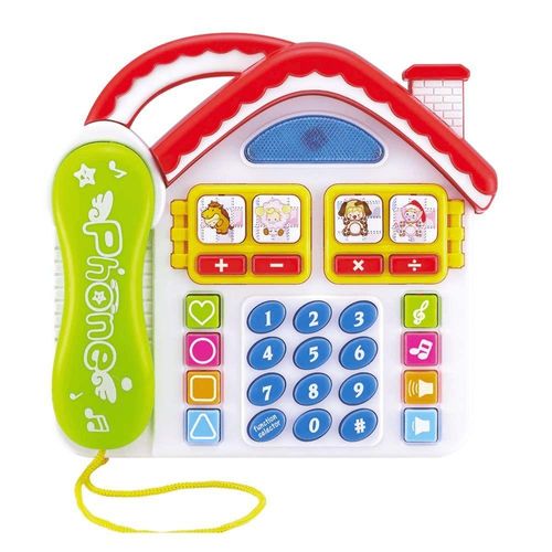 Telefone Divertido Casa C- Luz E Som - Dm Toys