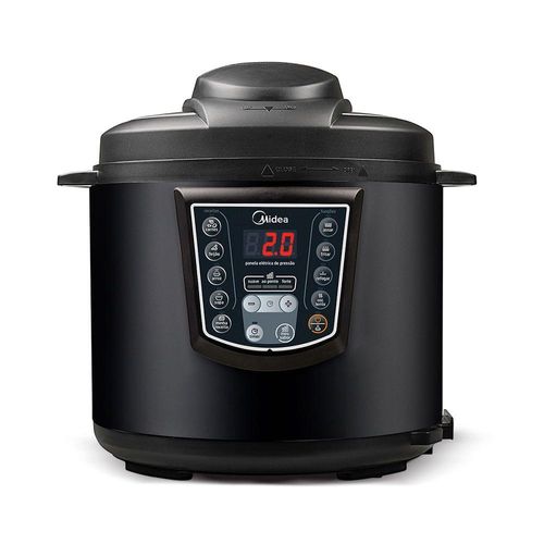 Panela De Pressão Elétrica 6L Digital Preta Midea PPA70P1 110V