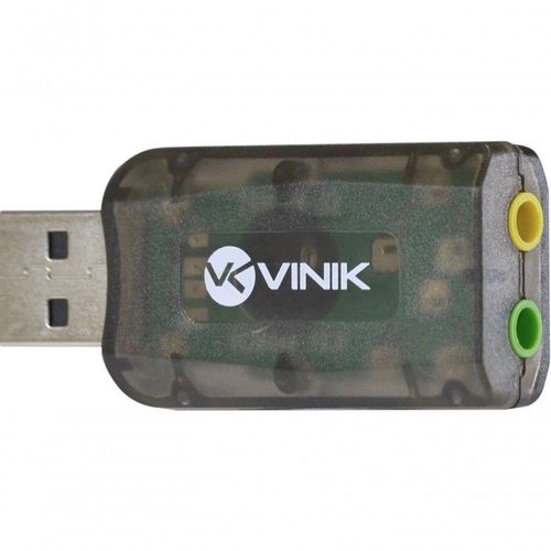 Adaptador Placa De Som Usb 5.1 Canais Virtual Ausb51