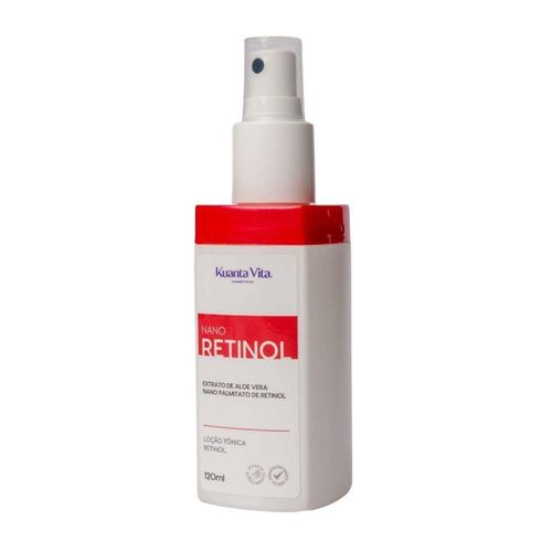 Loção Tônica Com Retinol 120ml Kuanta Vita Tonificação e Renovação Da Pele